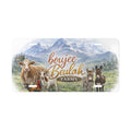 Boujee Beulah Farms Vanity Plate — Rustic Farm Animal License Tag