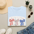 Patriotic Red White & Blue Bow T-Shirt — America 250 Celebration Tee