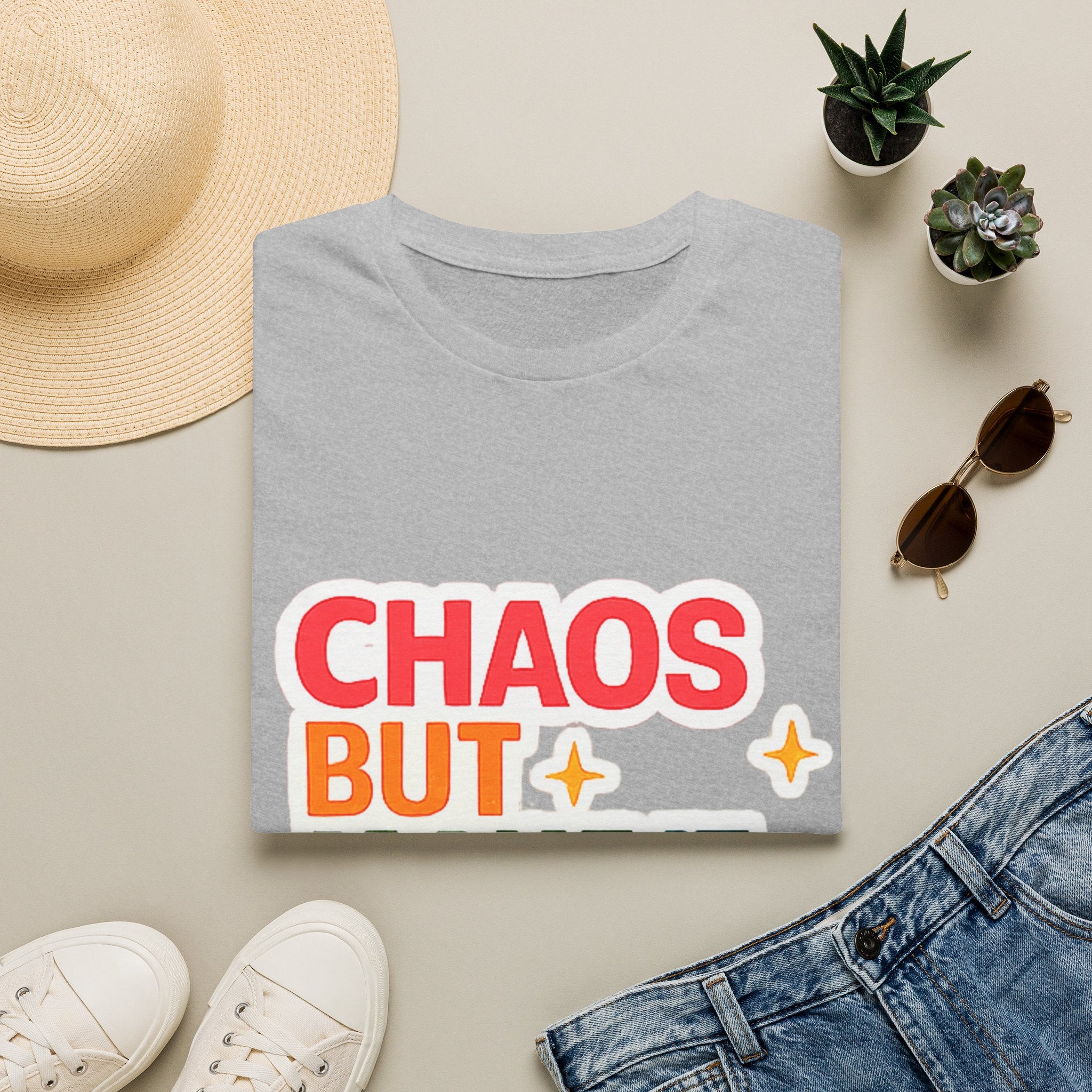 T-Shirt — "Chaos But Make It Academic" Retro Academic Humor Tee