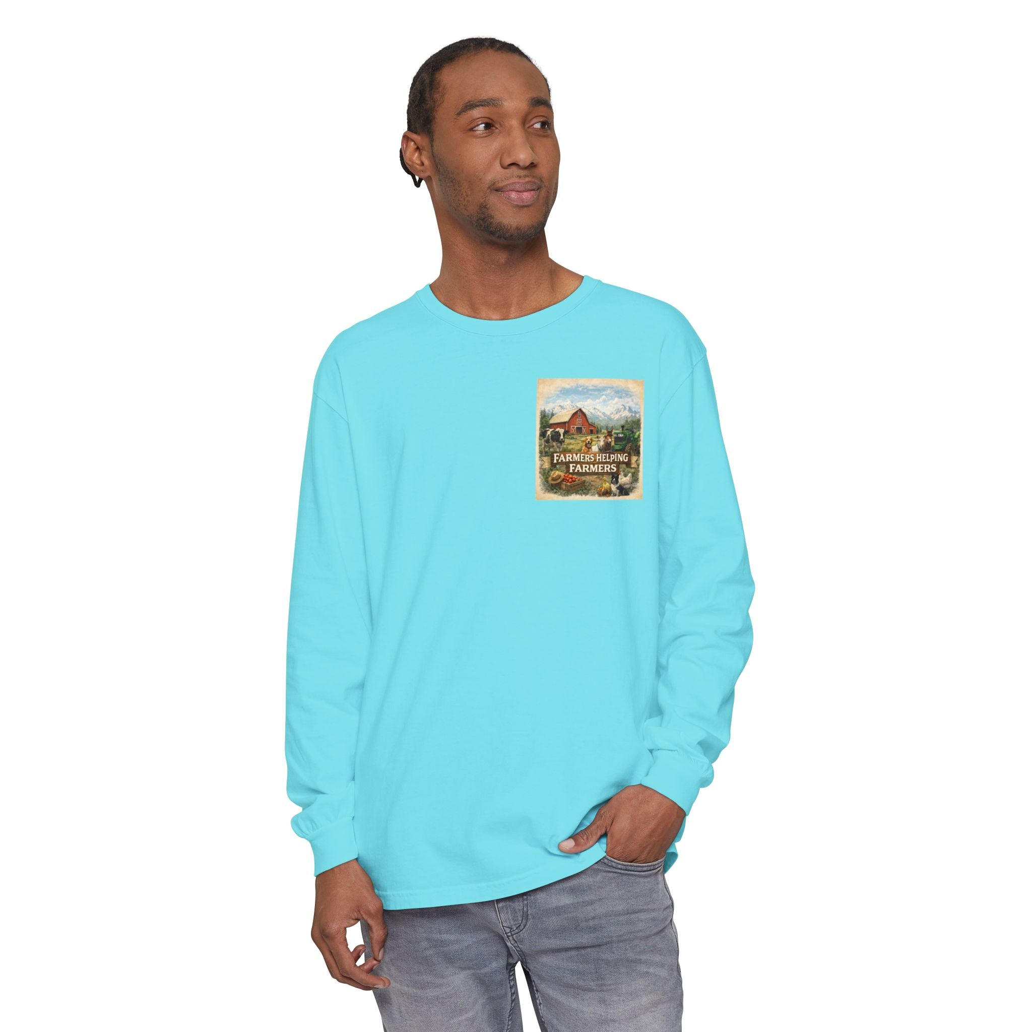 Farmers Helping Farmers Long Sleeve Tee