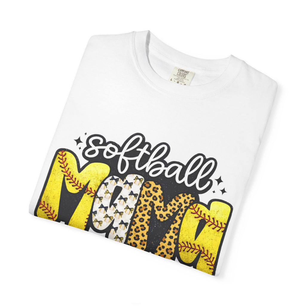 Softball Mom T-Shirt — Leopard & Stitch Graphic Tee