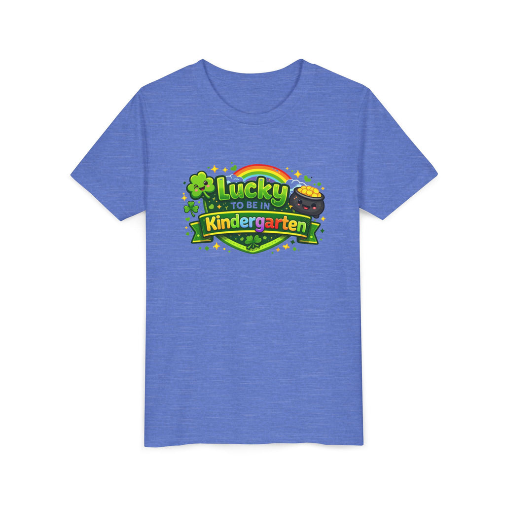 Lucky to Be in Kindergarten Youth Tee — St. Patrick’s Day Kindergarten Shirt