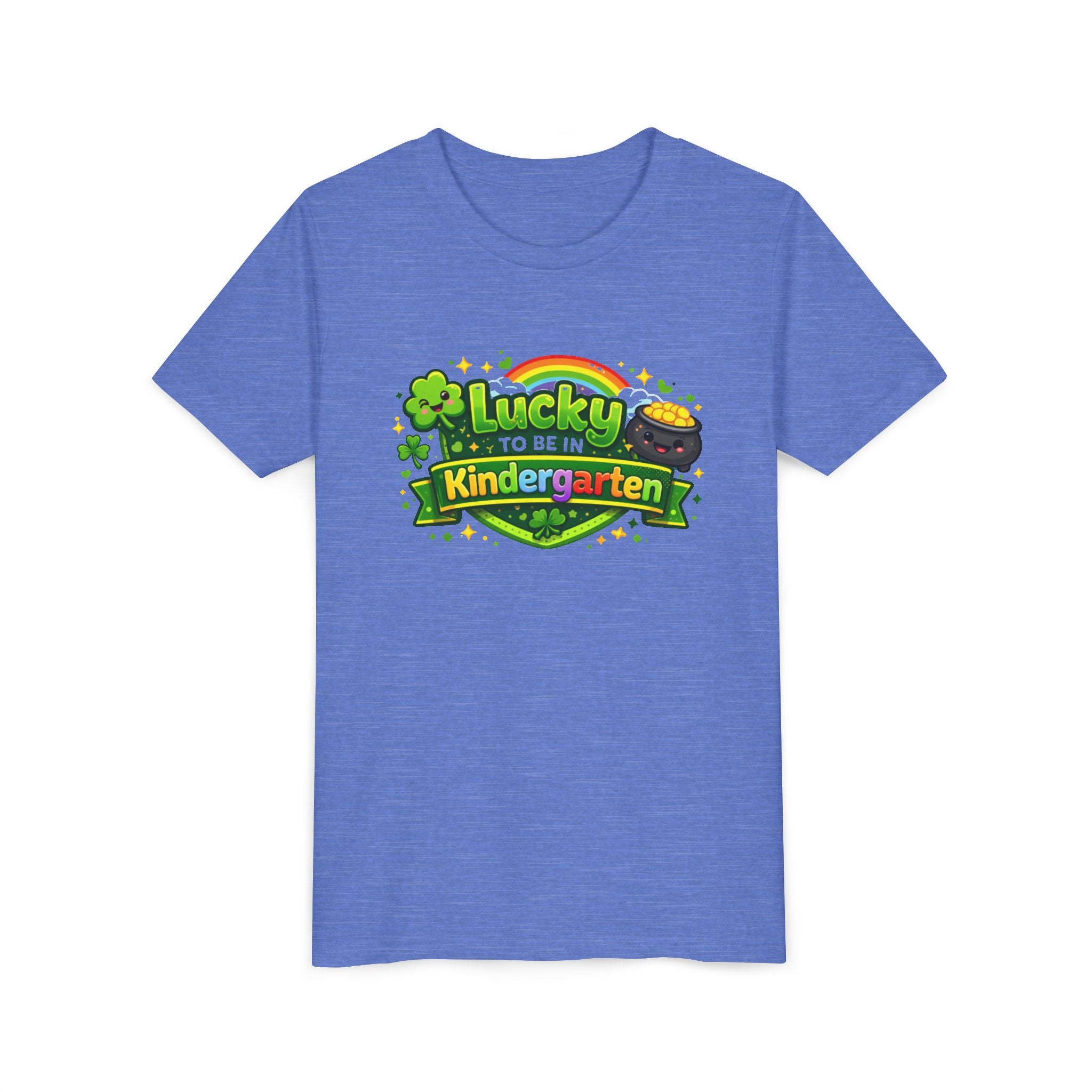 Lucky to Be in Kindergarten Youth Tee — St. Patrick’s Day Kindergarten Shirt