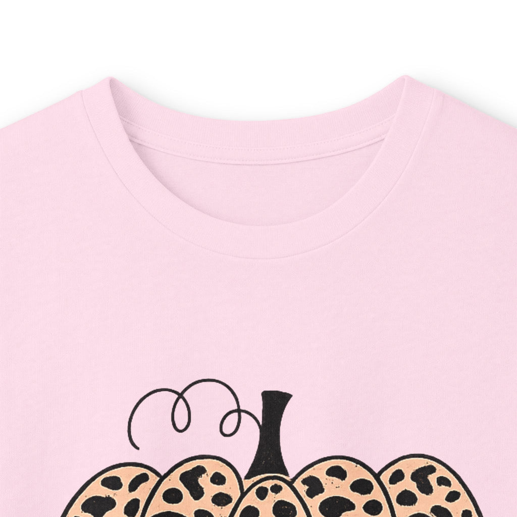Howdy Pumpkin Long Sleeve Tee — Leopard Print Fall Graphic Shirt