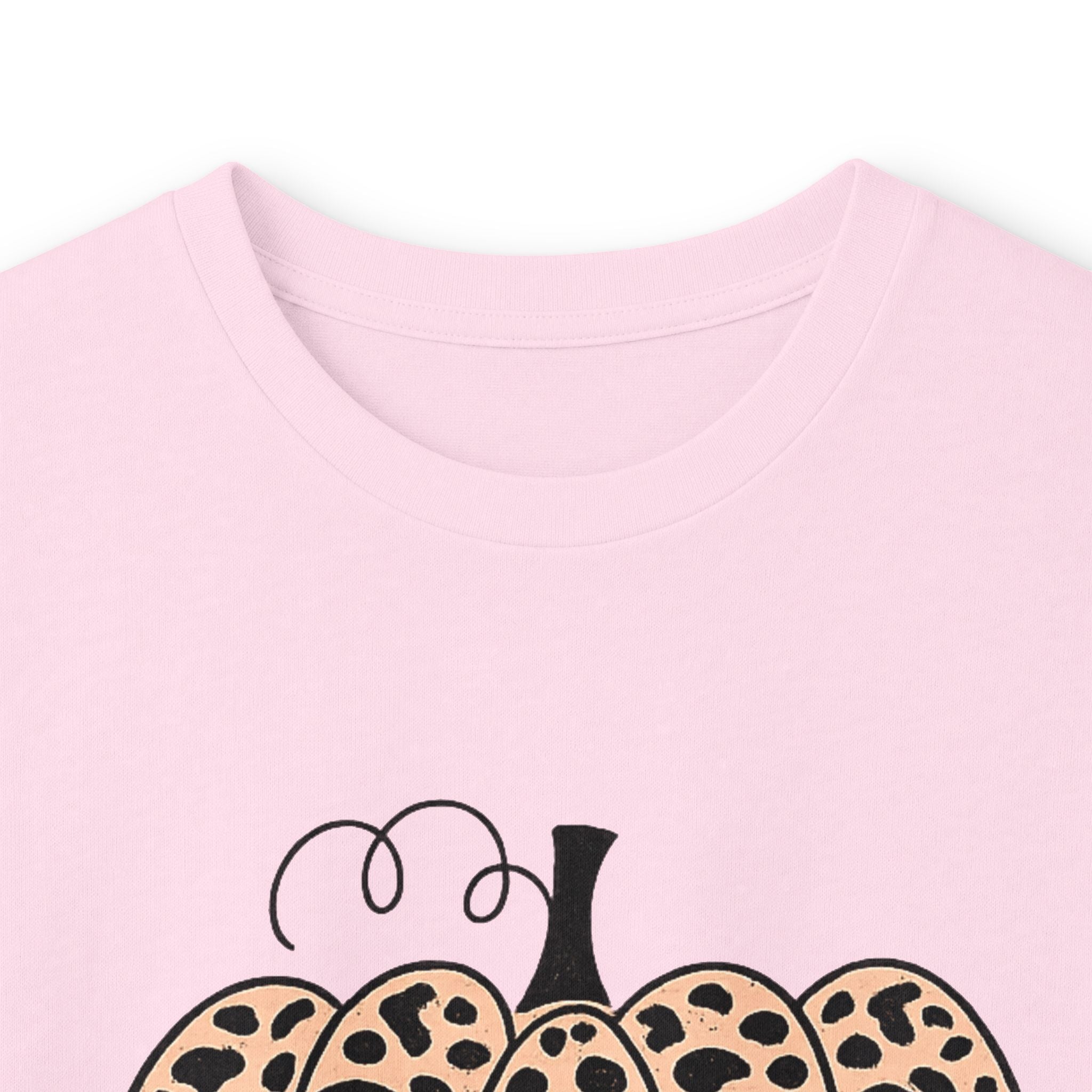 Howdy Pumpkin Long Sleeve Tee — Leopard Print Fall Graphic Shirt