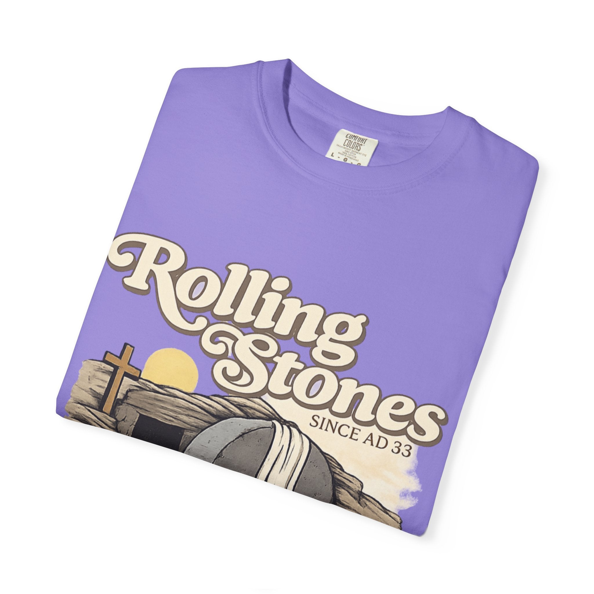 T-Shirt — Vintage 'Rolling Stones' Tomb Design
