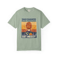 Get Messy Graphic T-Shirt — "Take Chances Make Mistakes" Inspirational Art Tee