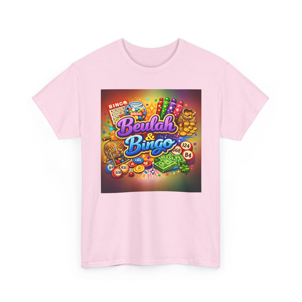 Berlah & Bingo T-Shirt — Retro Colorful Bingo Game Tee