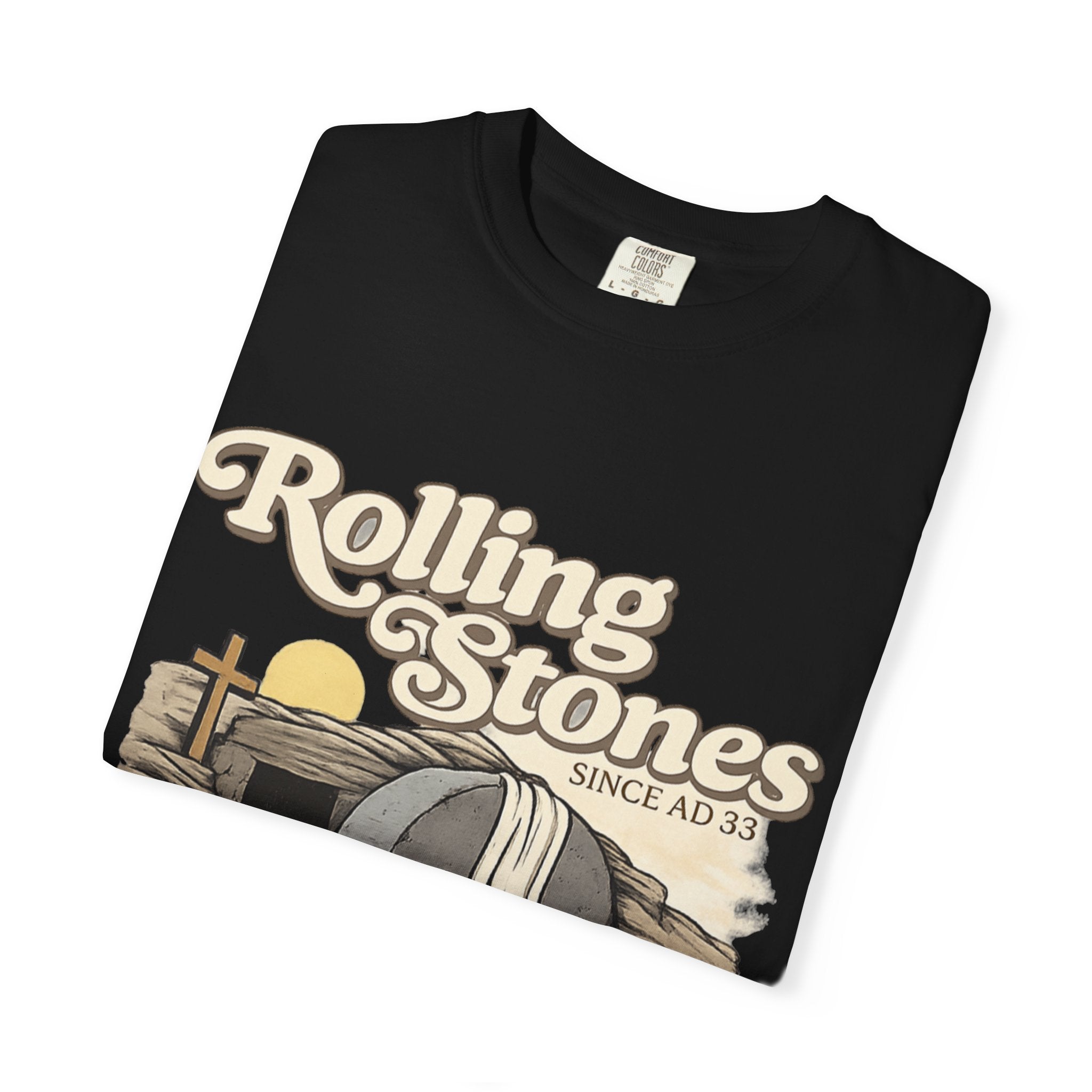 T-Shirt — Vintage 'Rolling Stones' Tomb Design