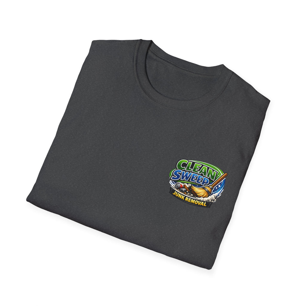 Clean Sweep Junk Removal T-Shirt - Logo Tee for Cleanup Crews
