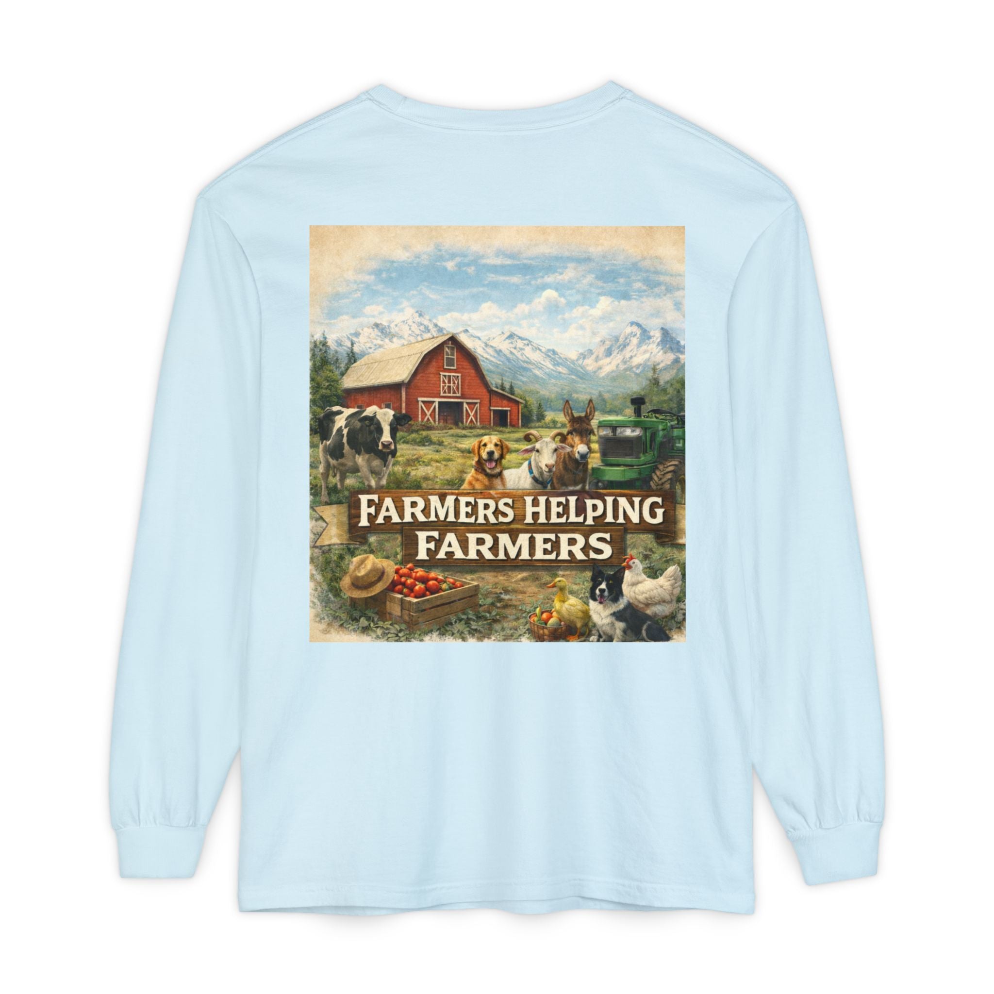 Farmers Helping Farmers Long Sleeve Tee