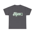Mama Checkerboard Graphic Tee – Retro Script Mom Shirt