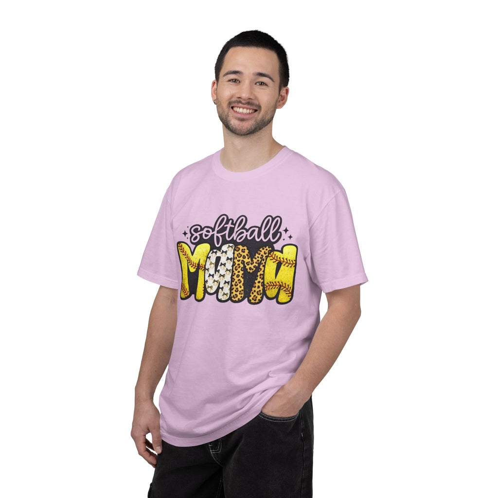 Softball Mom T-Shirt — Leopard & Stitch Graphic Tee