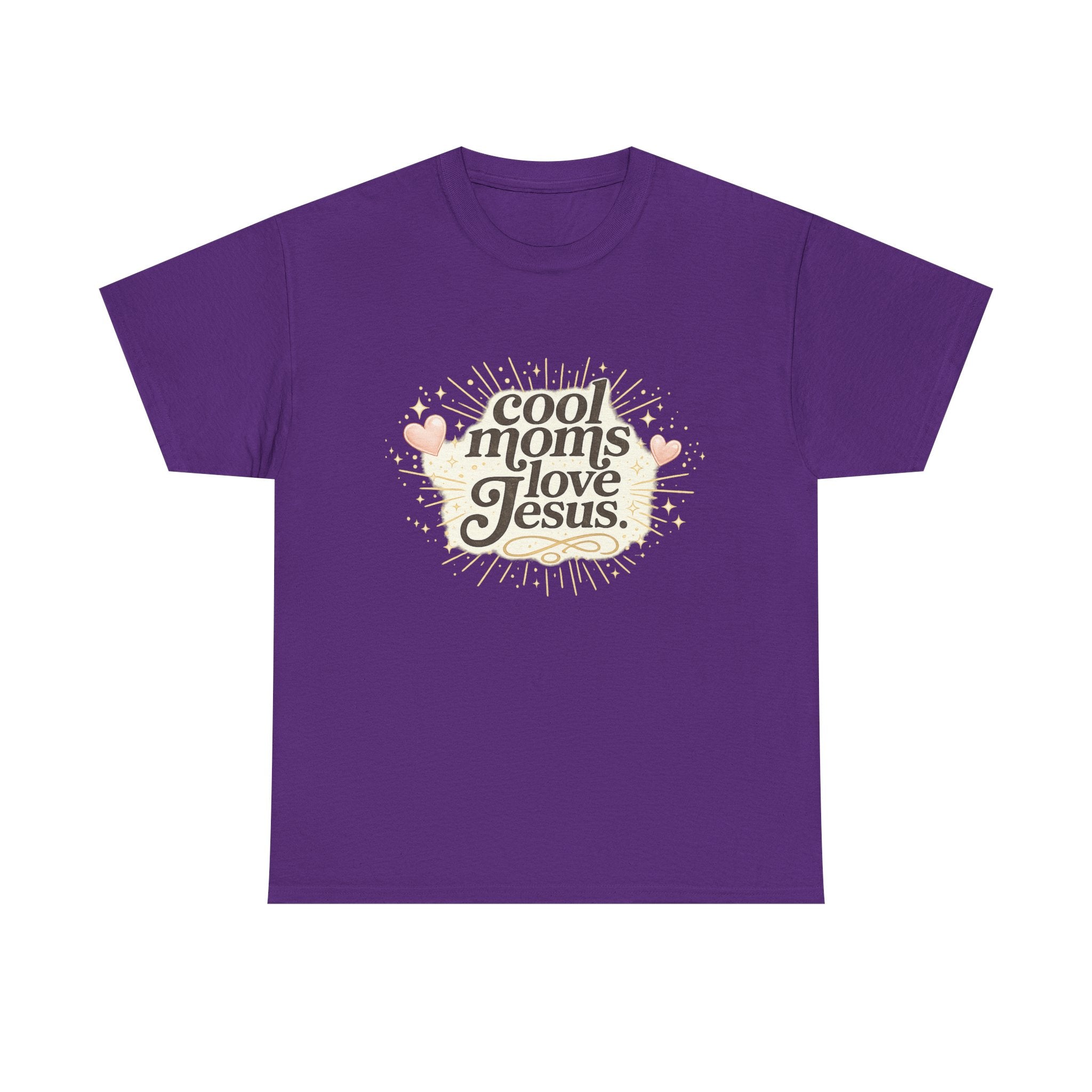 Cool Moms Love Jesus T-Shirt — Faith-Based Christian Mom Tee