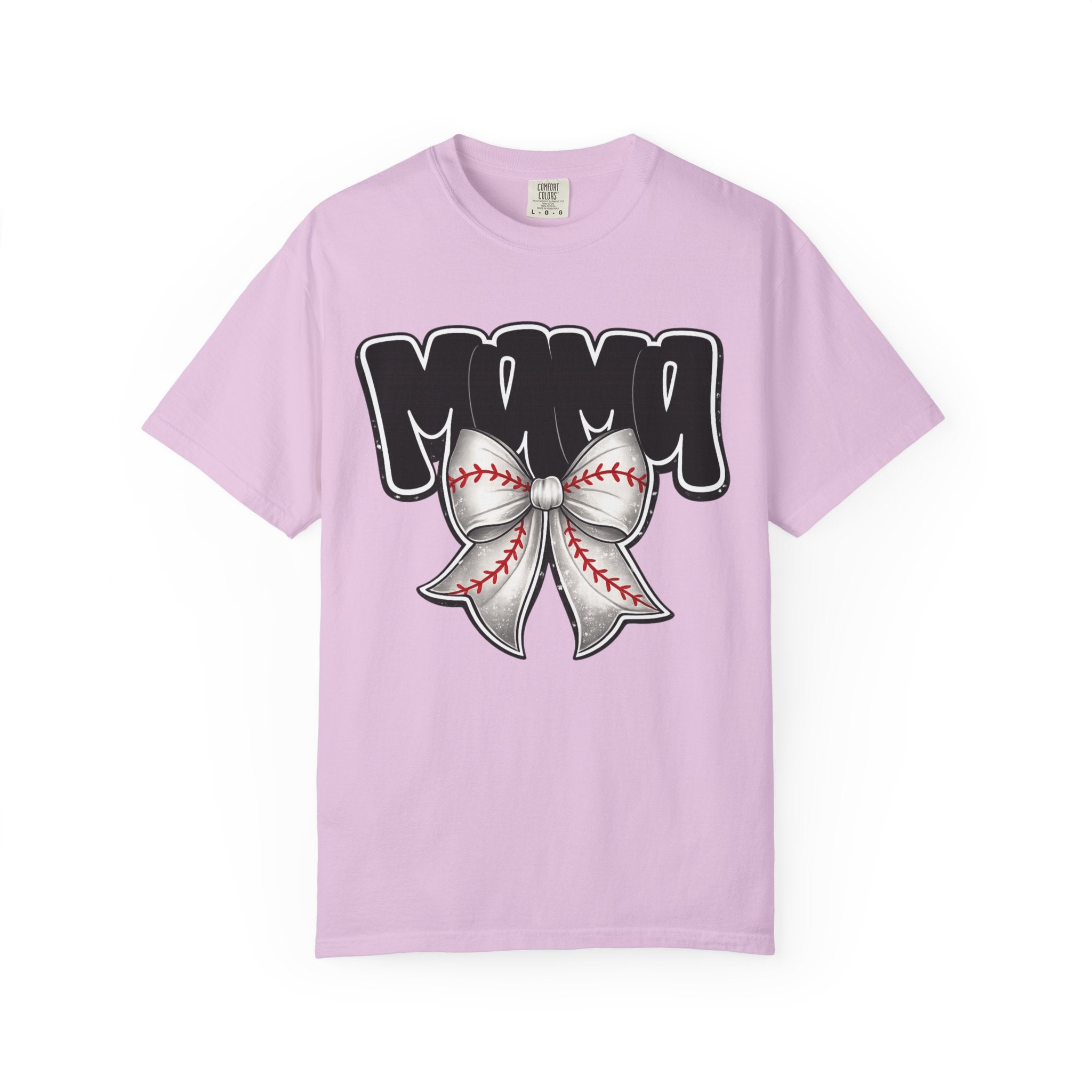 Mama Baseball Bow T-Shirt