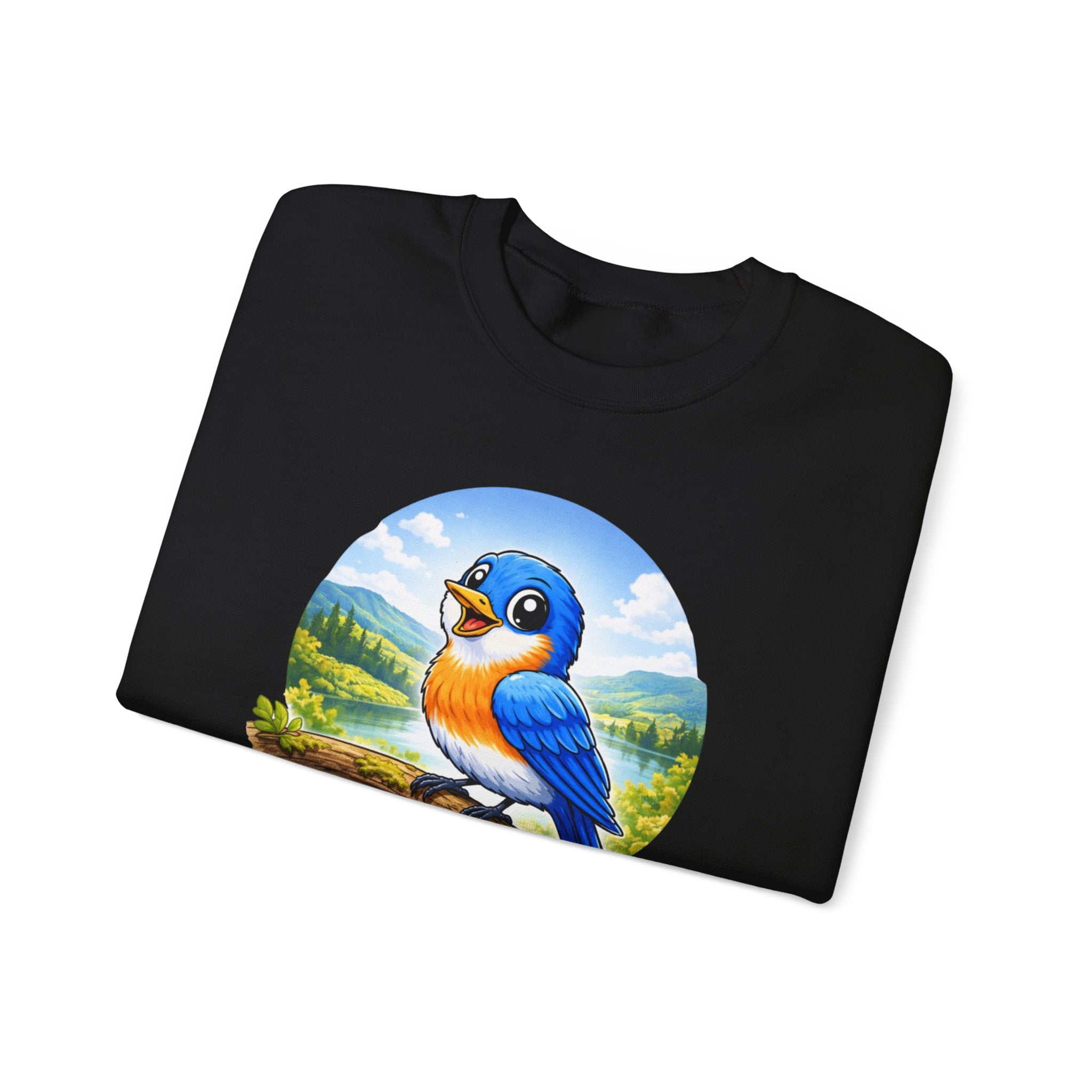 Bluebird Crewneck Sweatshirt — Copeland Bluebirds Vintage School Mascot Design