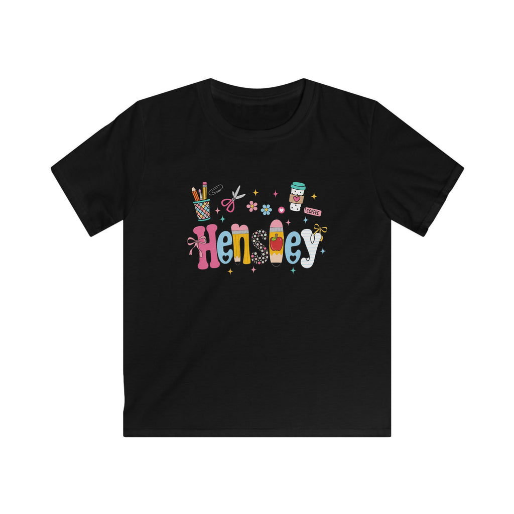 Kids 'Kindergarten' Cute Doodles T-Shirt — Colorful Back-to-School Tee for Girls & Boys