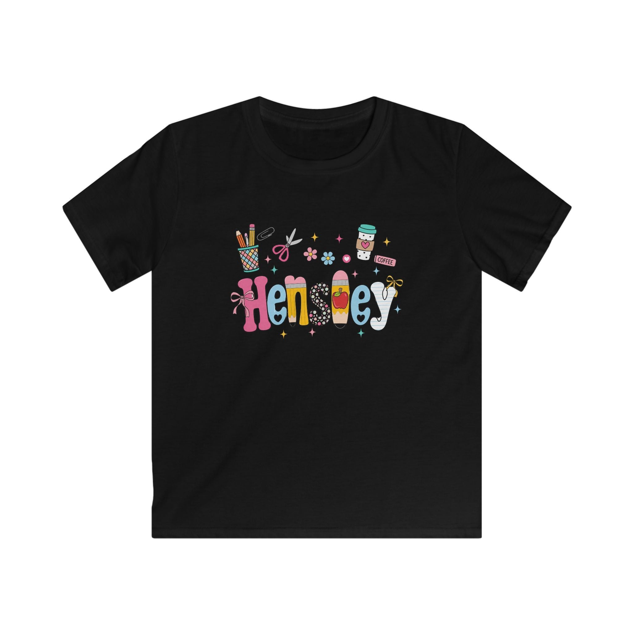 Kids 'Kindergarten' Cute Doodles T-Shirt — Colorful Back-to-School Tee for Girls & Boys