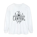 Camping Gigi Long Sleeve Tee — Graphic Camping Tent Shirt for Grandmothers