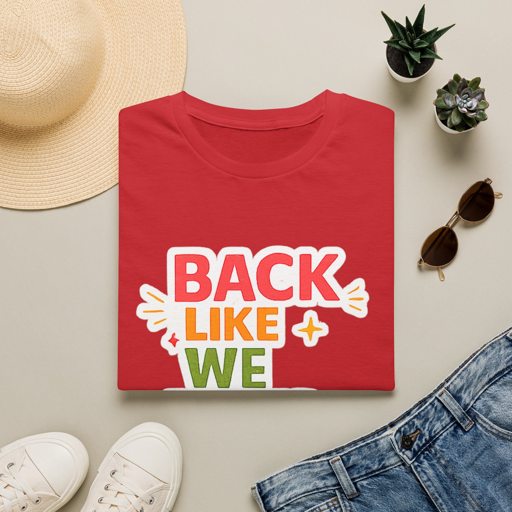 Back Like We Never Left T-Shirt — Retro Bold Reunion Tee
