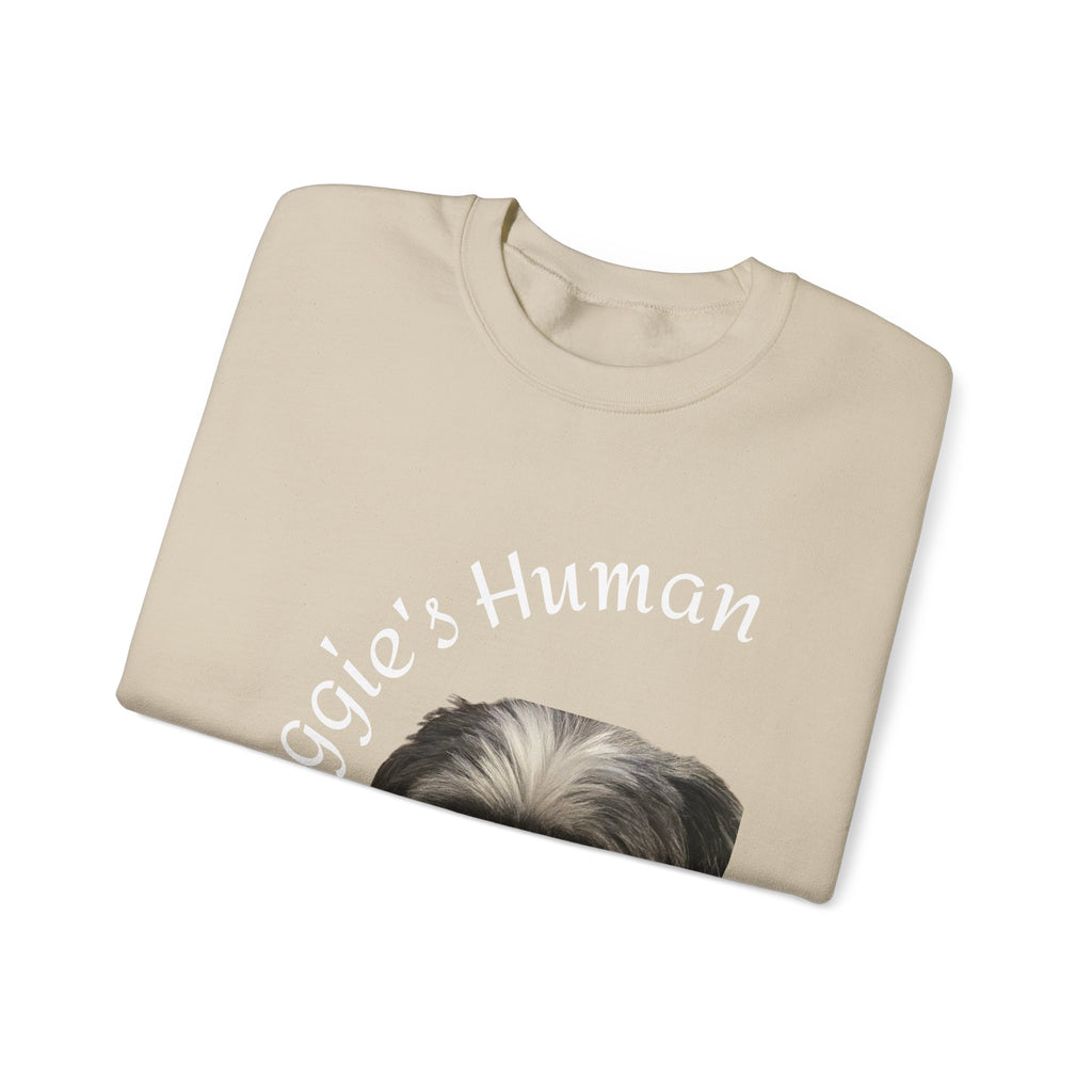 Pet Parent Sweatshirt — “Maggie’s Human” Personalized Dog Crewneck