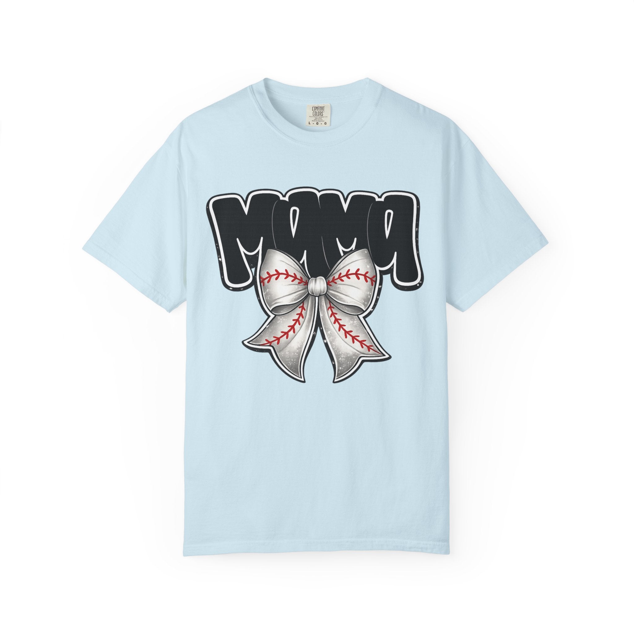 Mama Baseball Bow T-Shirt