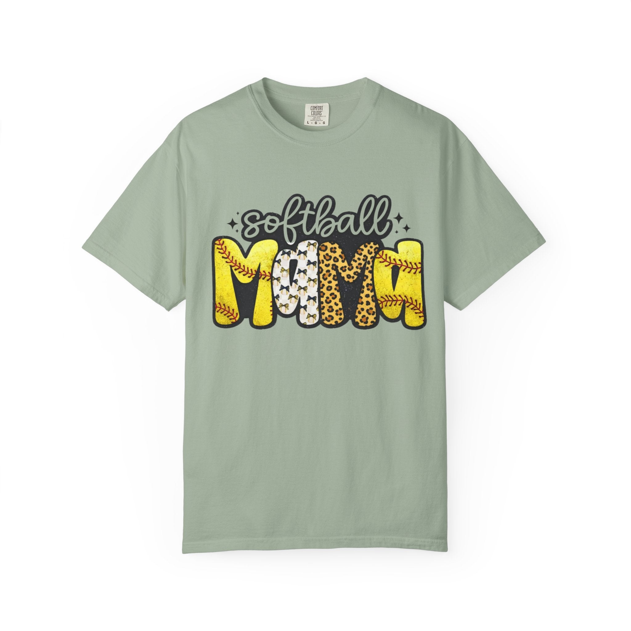 Softball Mom T-Shirt — Leopard & Stitch Graphic Tee