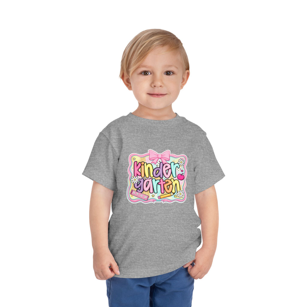 Kindergarten Cute Graphic Toddler Tee — Back to School Shirt
