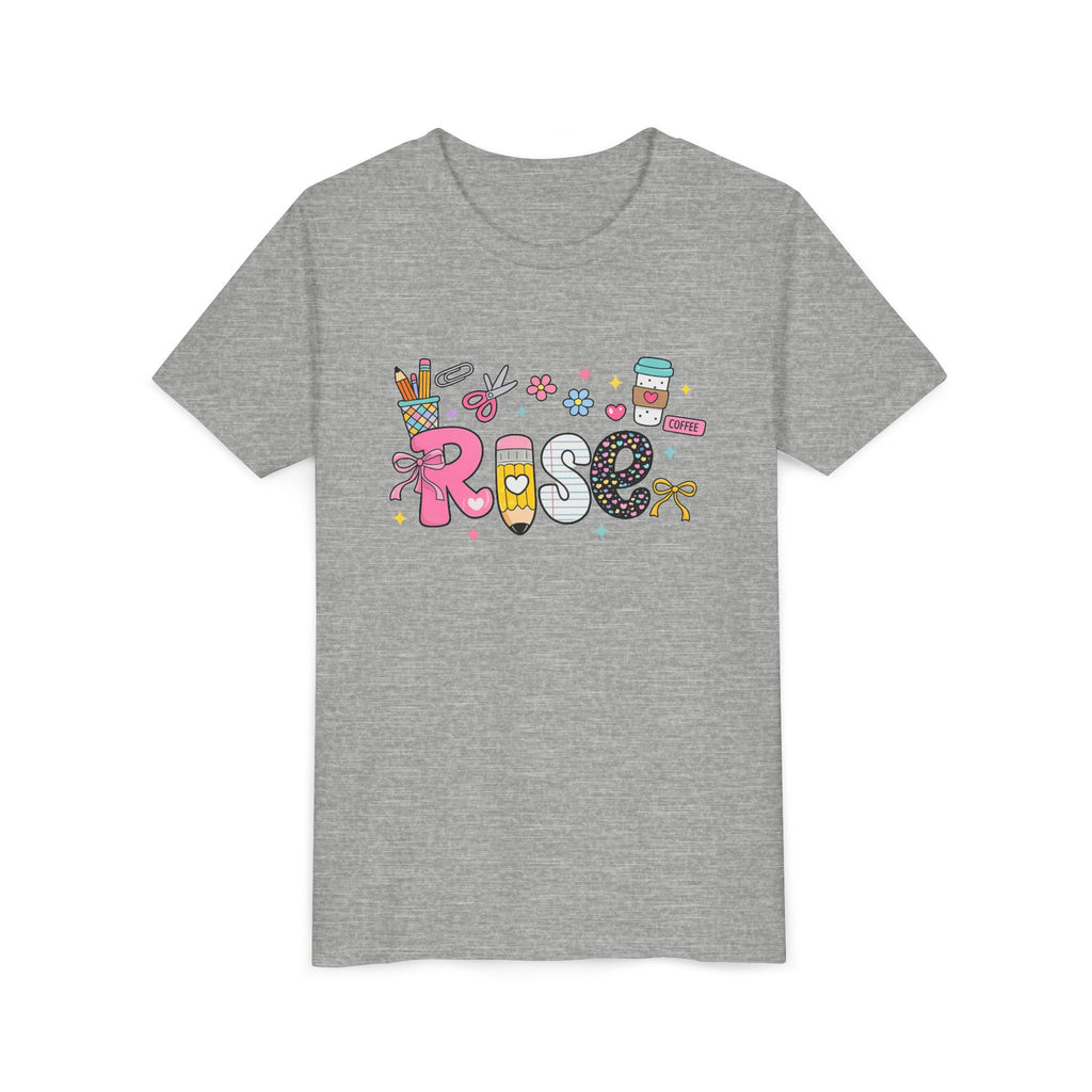 Youth Tee — Cute Personalized "Rose" Name Graphic Shirt for Kids