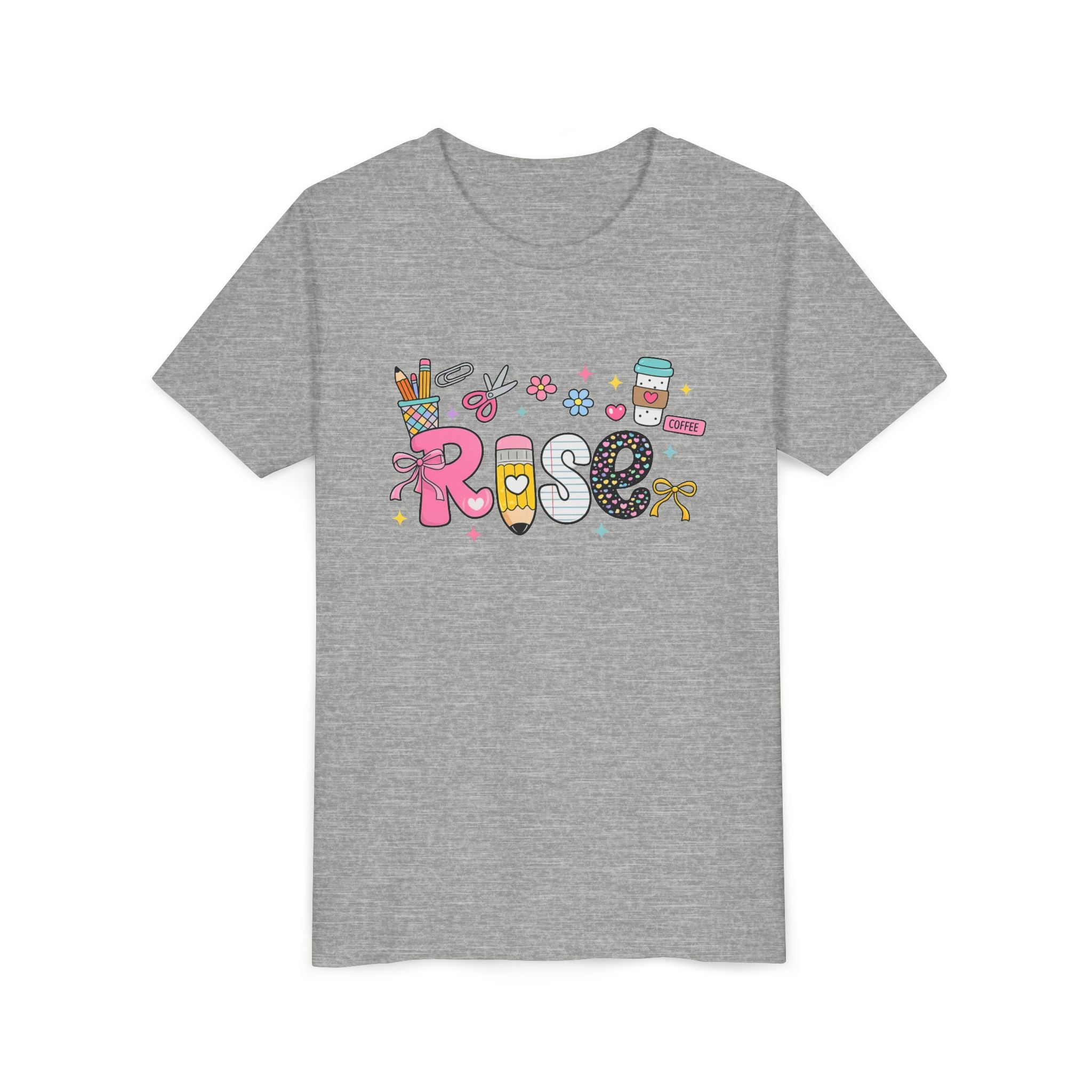 Youth Tee — Cute Personalized "Rose" Name Graphic Shirt for Kids