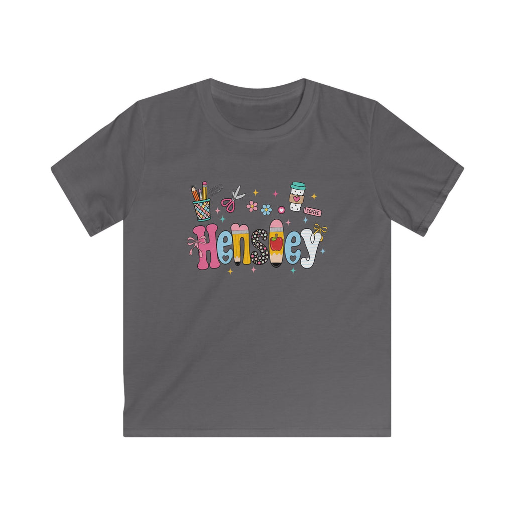 Kids 'Kindergarten' Cute Doodles T-Shirt — Colorful Back-to-School Tee for Girls & Boys