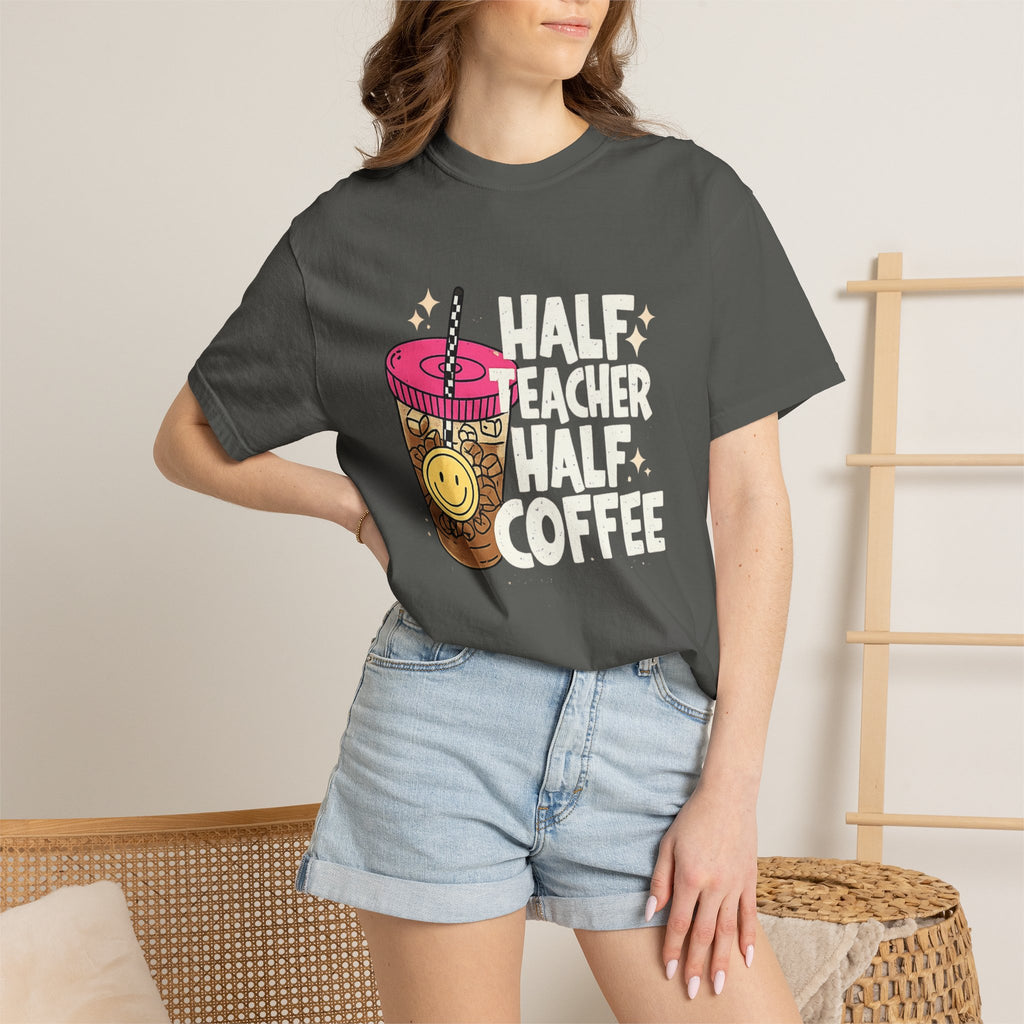 Smiley Bubble Tea T-Shirt — Cute Boba Drink Graphic Tee
