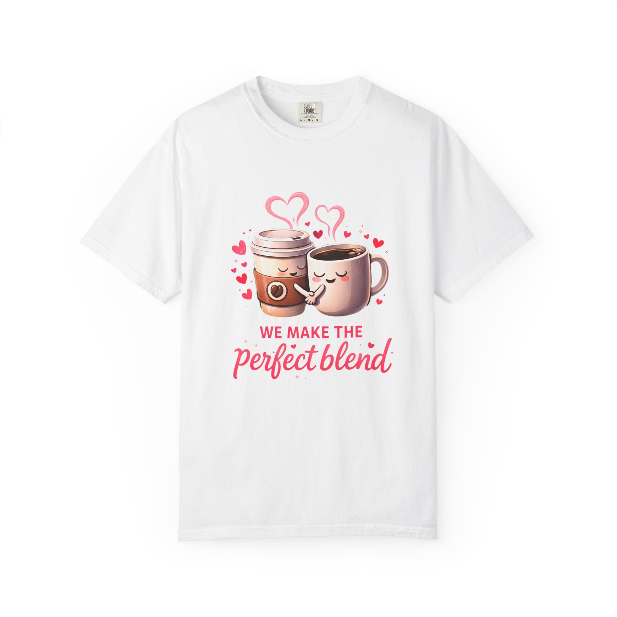 Perfect Blend Coffee Tee — 'We Make the Perfect Blend' Cute Couples T-Shirt