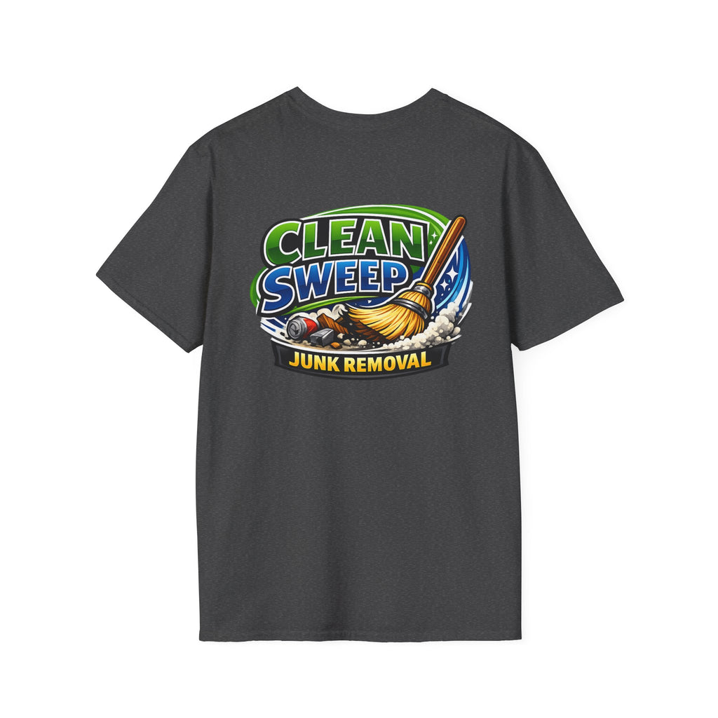Clean Sweep Junk Removal T-Shirt - Logo Tee for Cleanup Crews