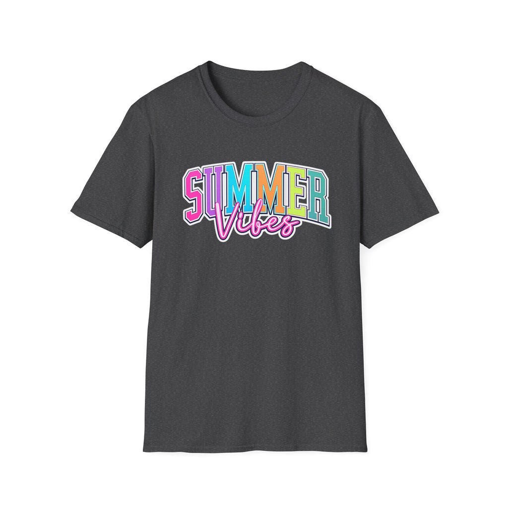 Summer Vibes T-Shirt — Colorful Retro Beach Graphic Tee