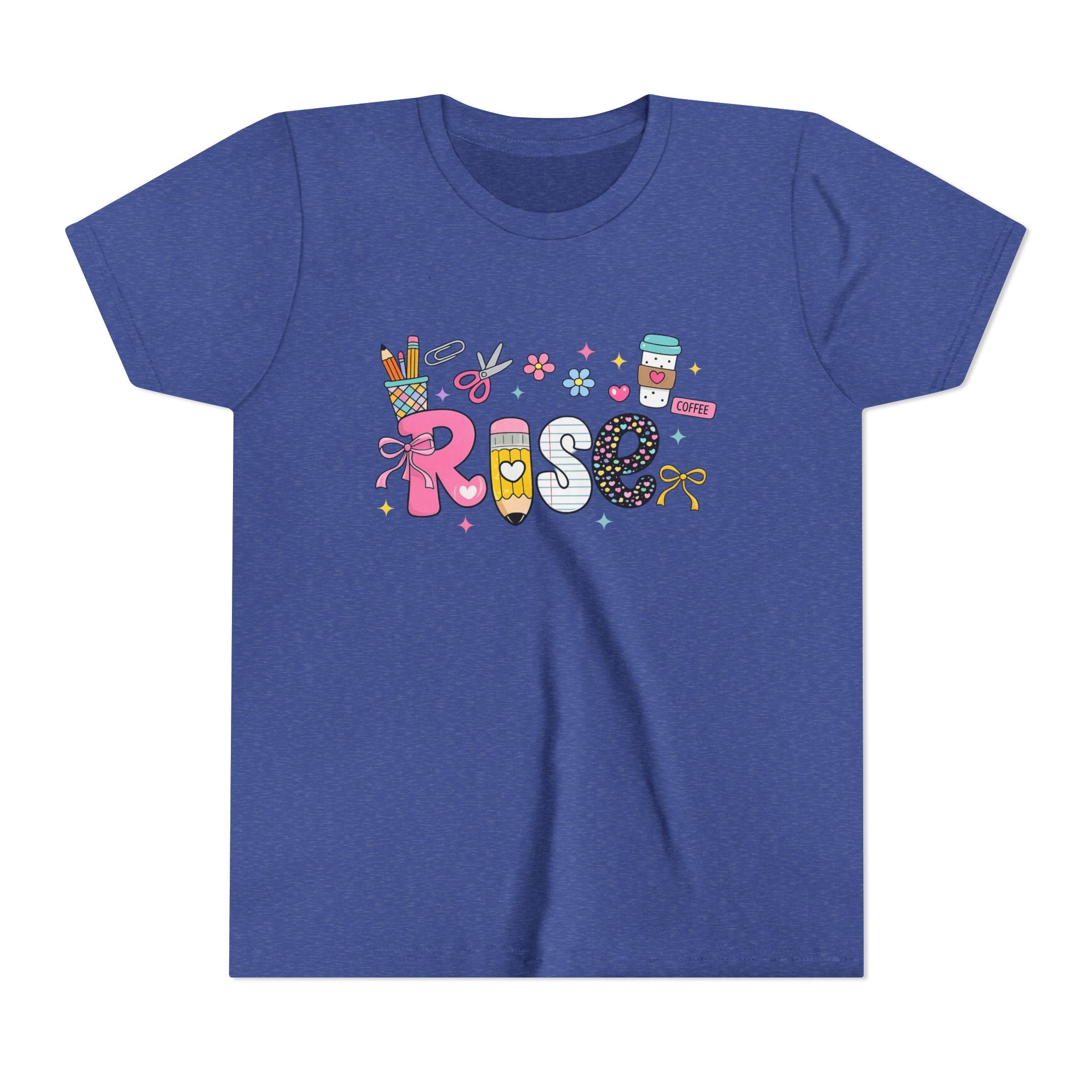 Youth Tee — Cute Personalized "Rose" Name Graphic Shirt for Kids