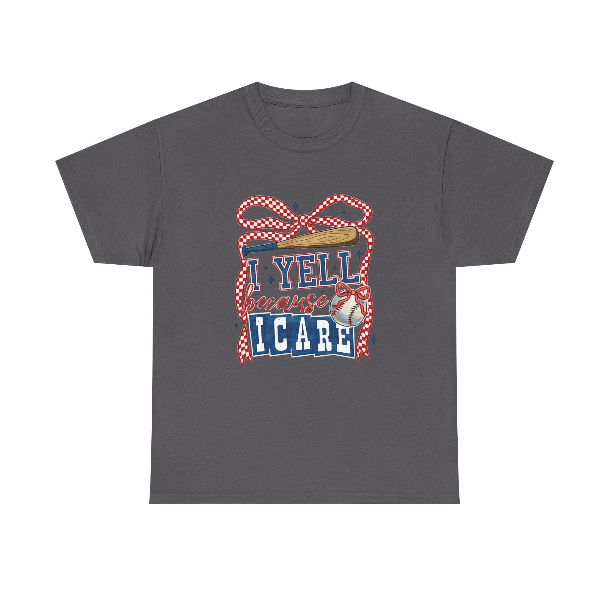T-Shirt - I Yell Because I Care Patriotic Teacher Appreciation Tee
