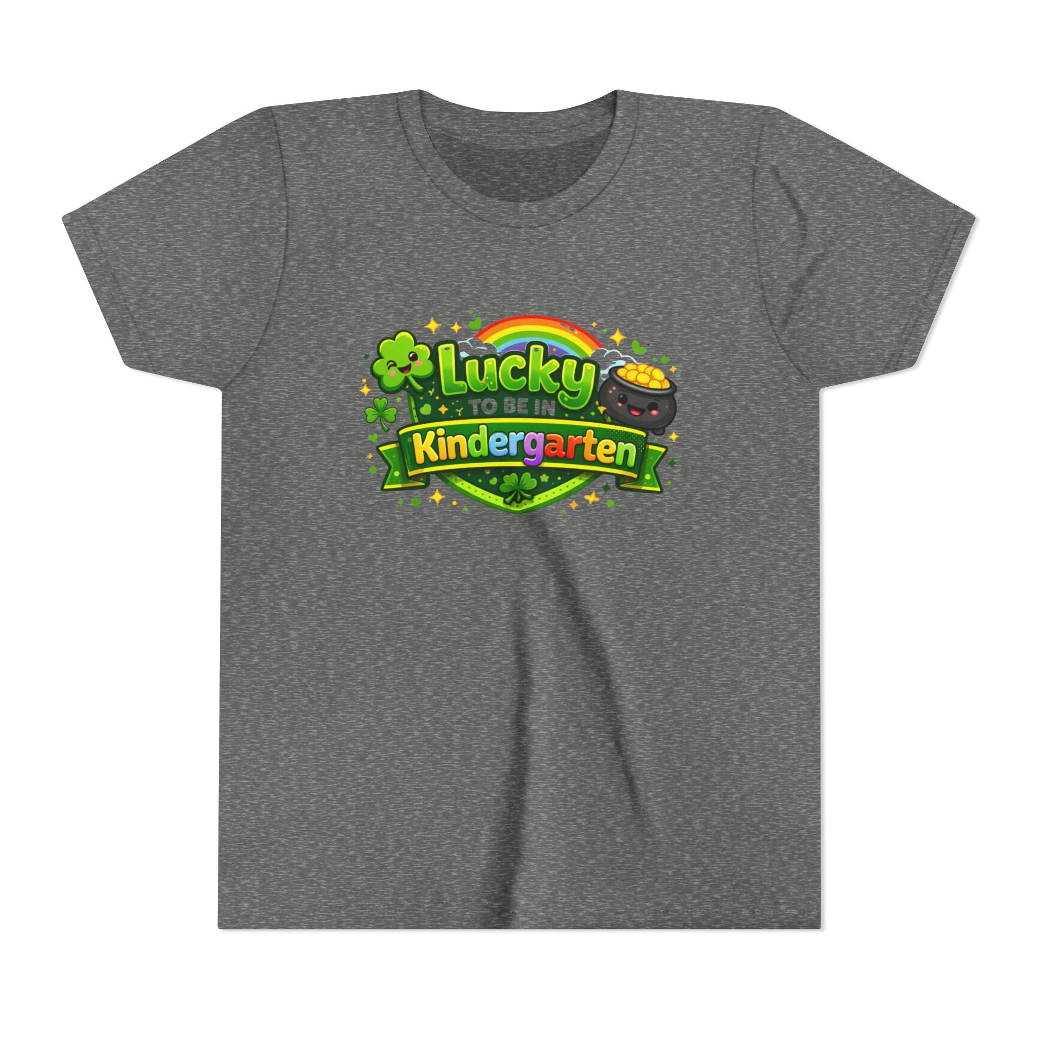 Lucky to Be in Kindergarten Youth Tee — St. Patrick’s Day Kindergarten Shirt