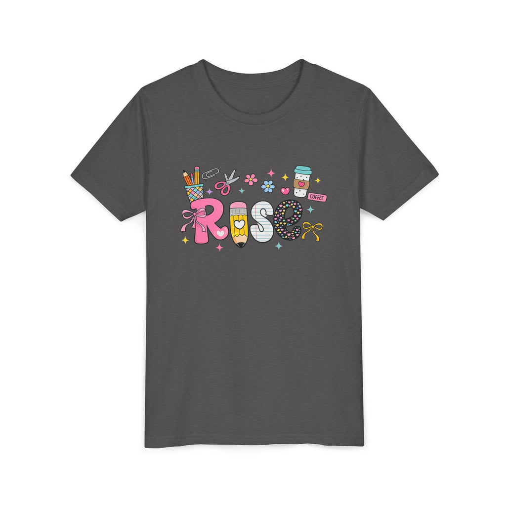 Youth Tee — Cute Personalized "Rose" Name Graphic Shirt for Kids