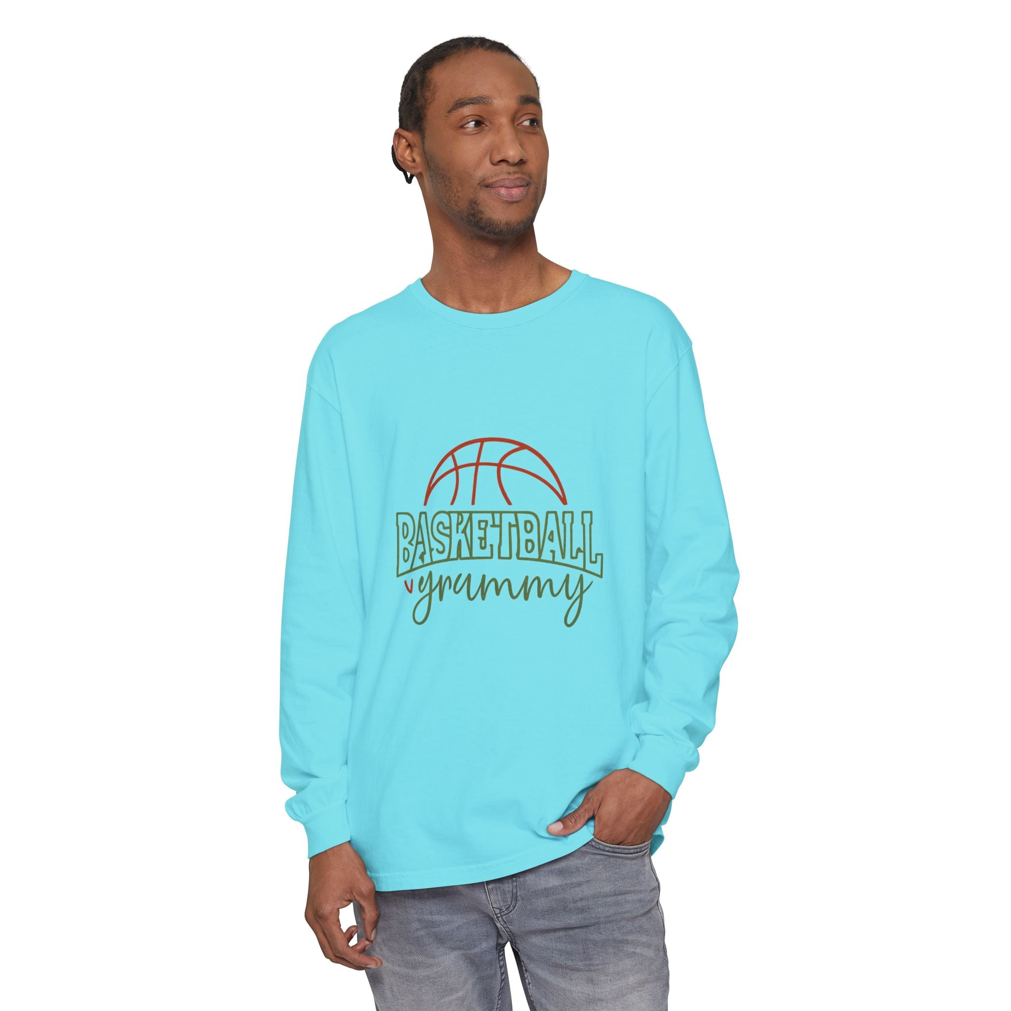 Basketball Mommy Long Sleeve Tee
