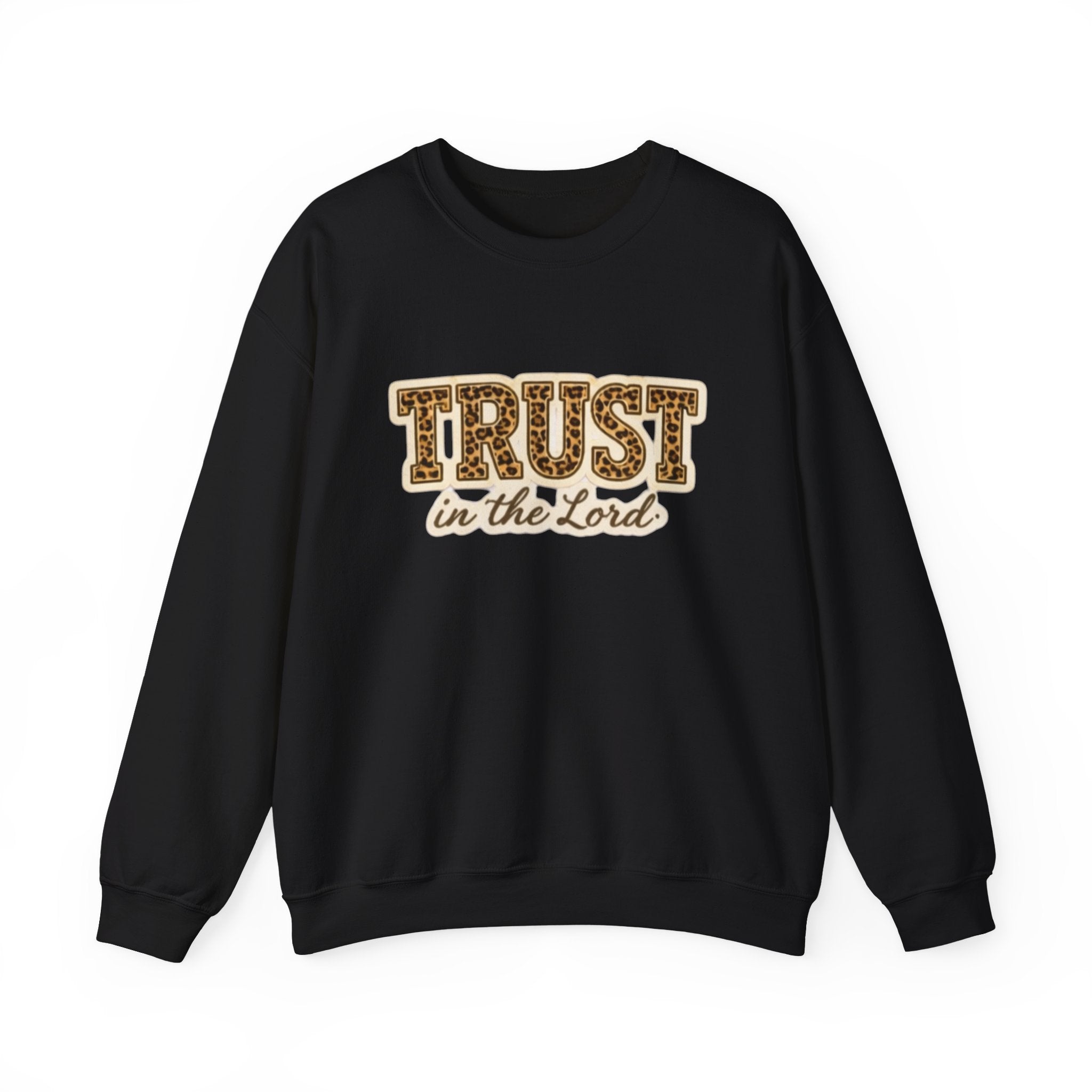 Trust in the Lord Crewneck Sweatshirt — Christian Faith Inspirational Pullover