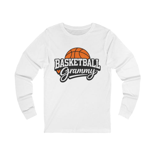 Basketball Grammy Long Sleeve Tee — Gift for Grandmothers & Sports Fans