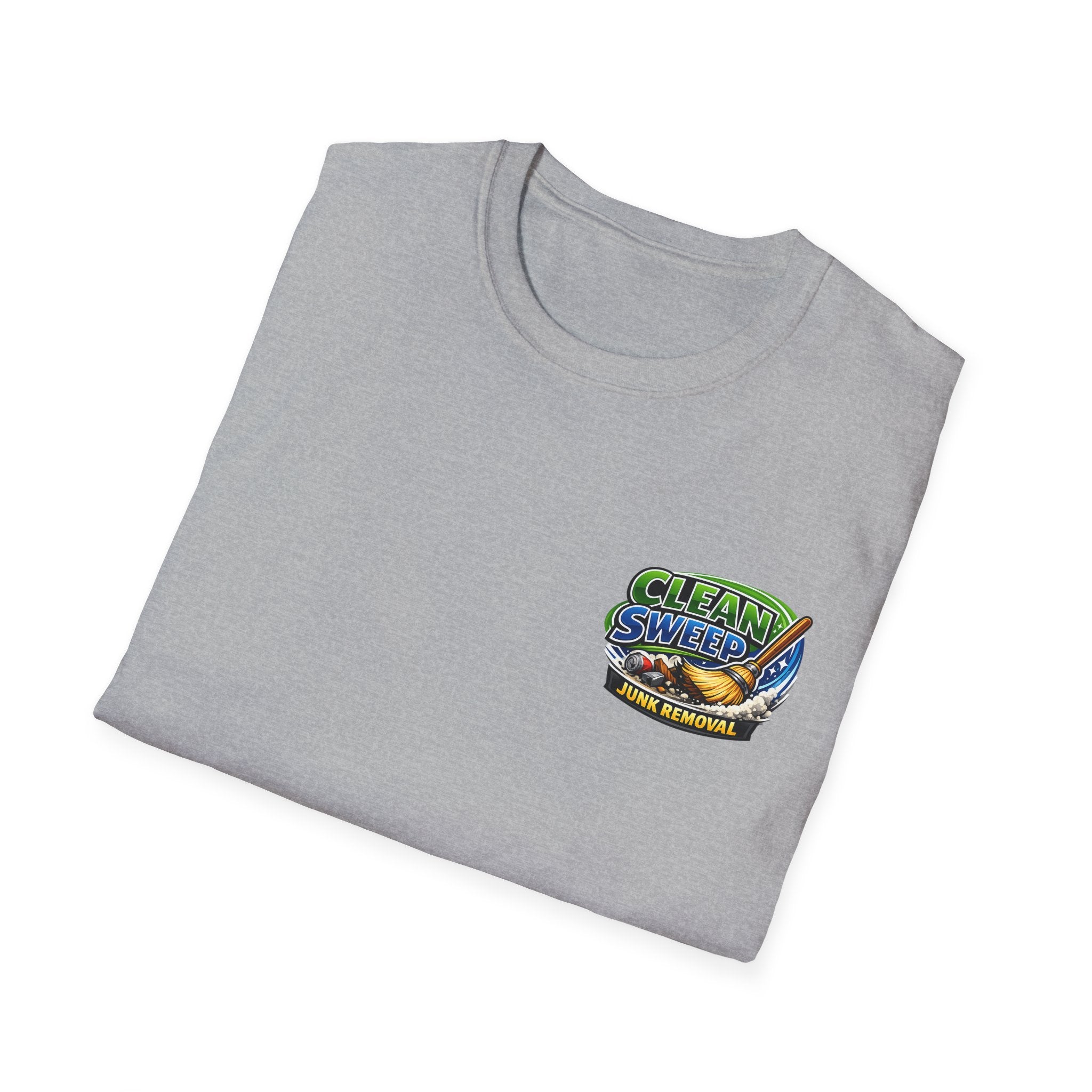 Clean Sweep Junk Removal T-Shirt - Logo Tee for Cleanup Crews