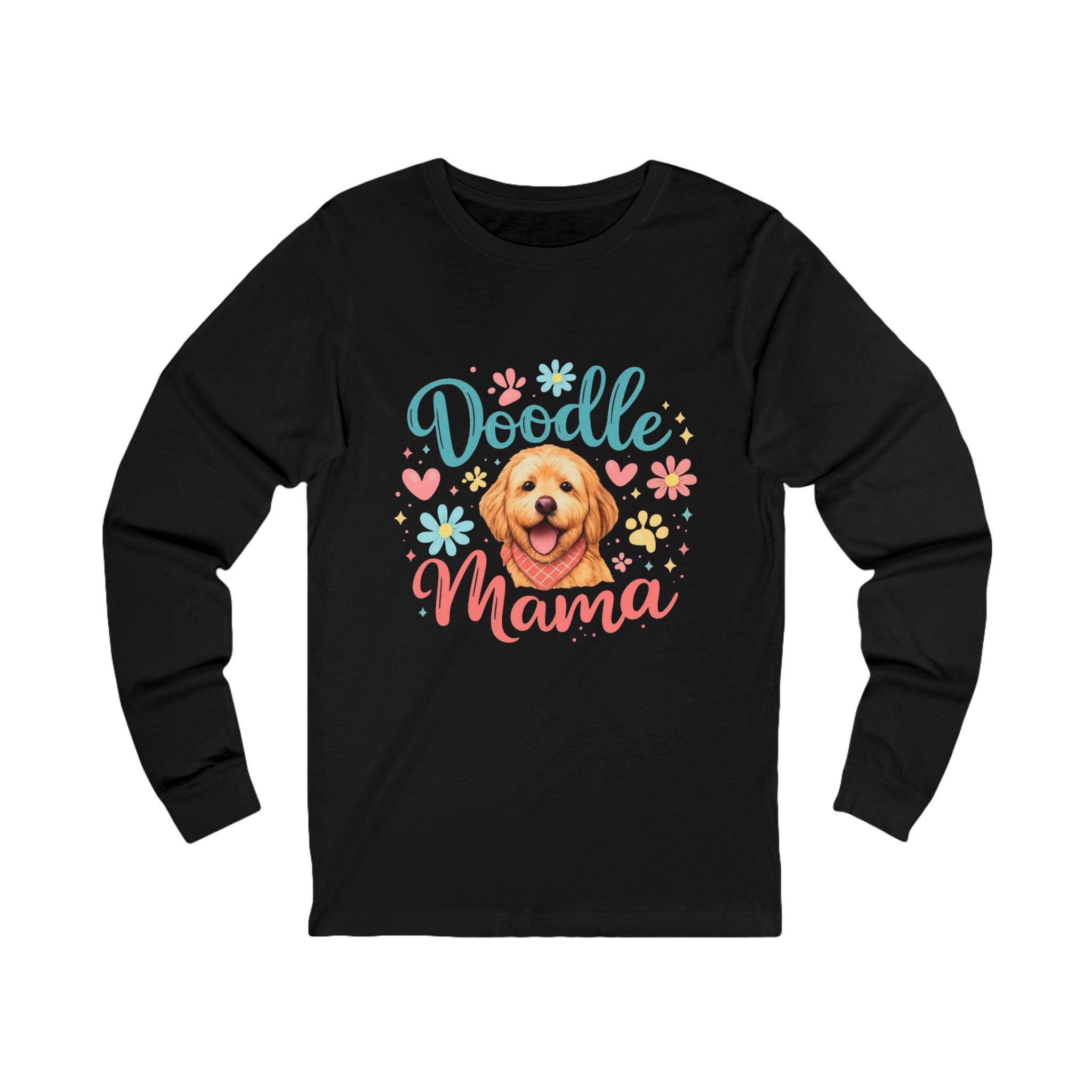Doodle Mama Long Sleeve Tee — Cute Goldendoodle Dog Mom Shirt