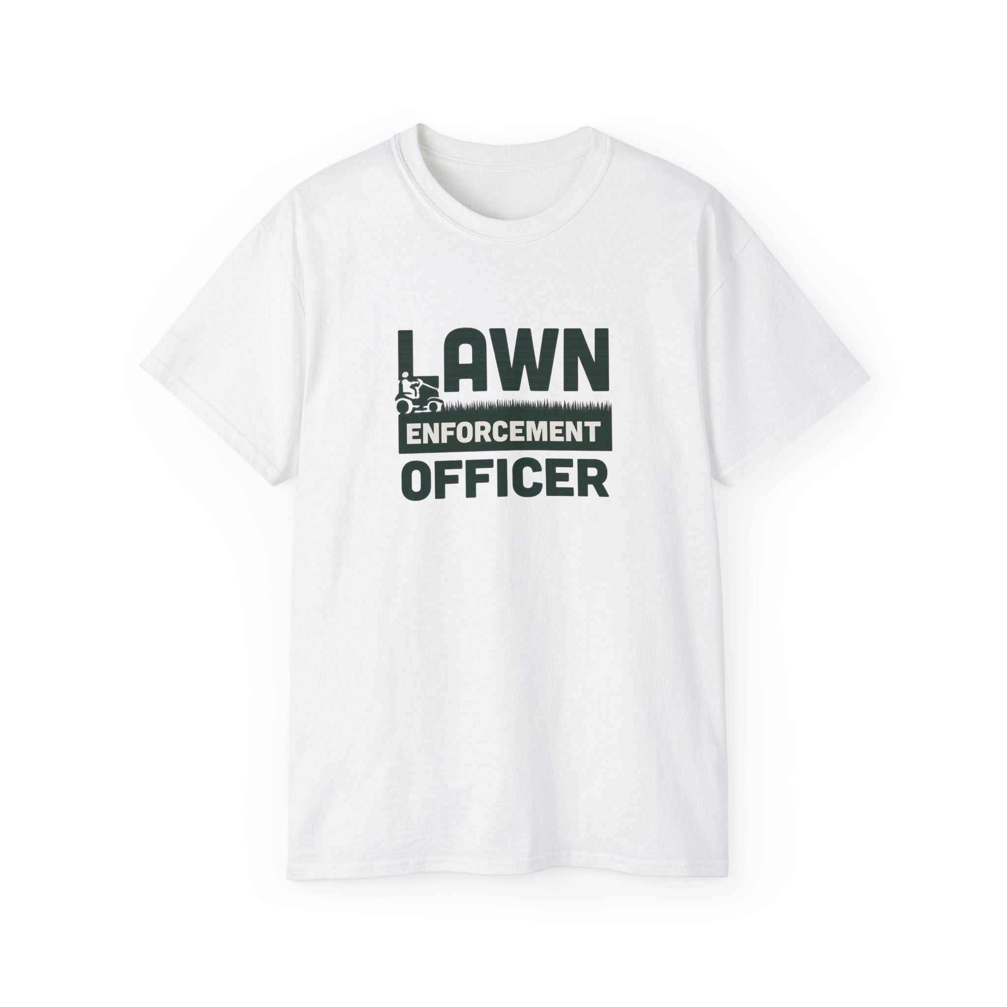 Lawn Enforcement Officer T‑Shirt — Funny Gardener Lawn Care Tee