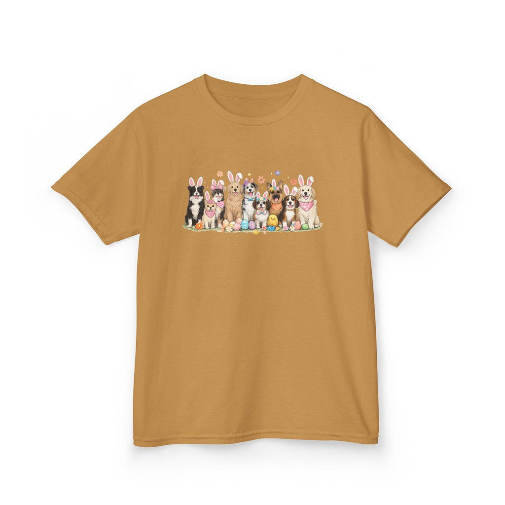 Kids Tee — Cute Row of Party Dogs Graphic
