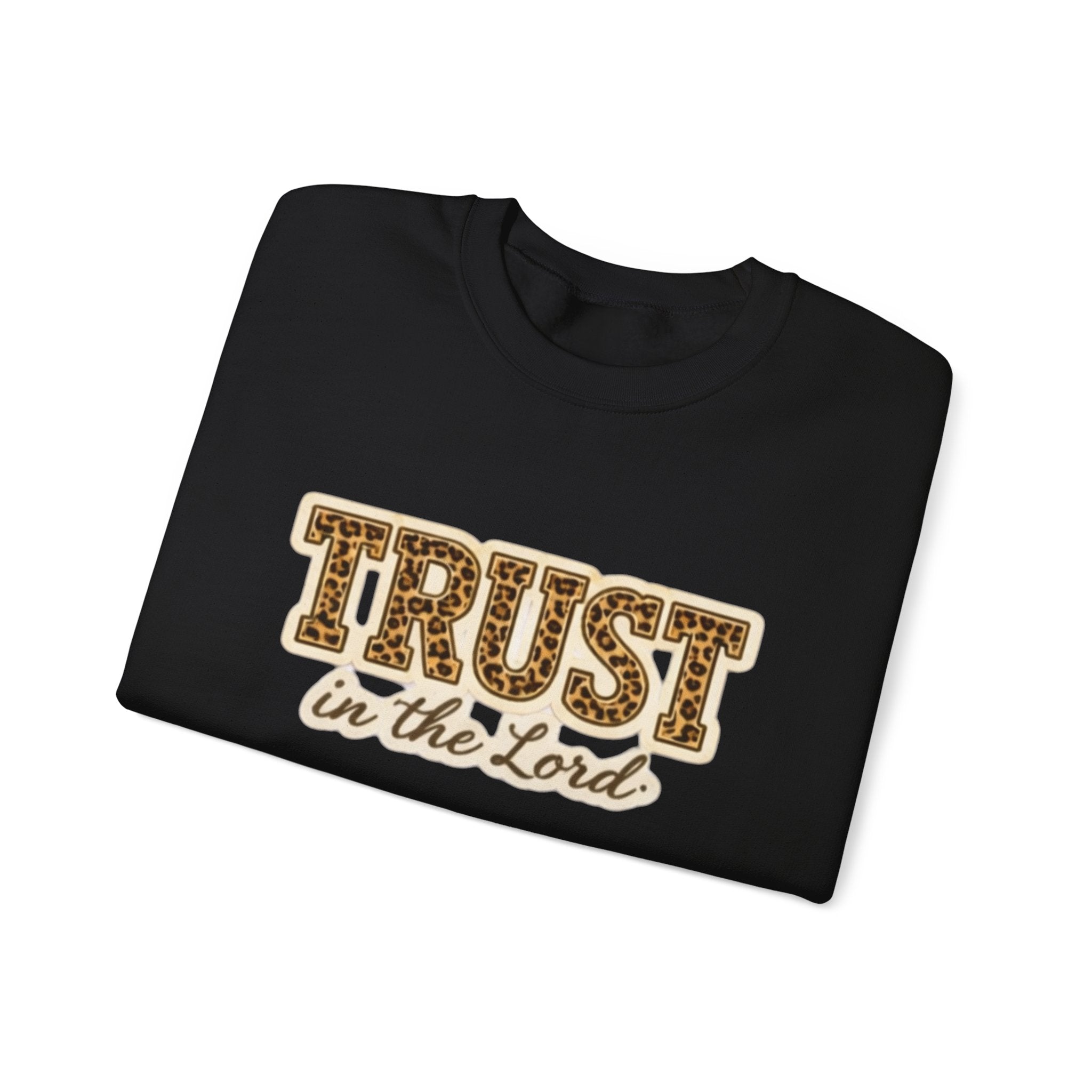 Trust in the Lord Crewneck Sweatshirt — Christian Faith Inspirational Pullover