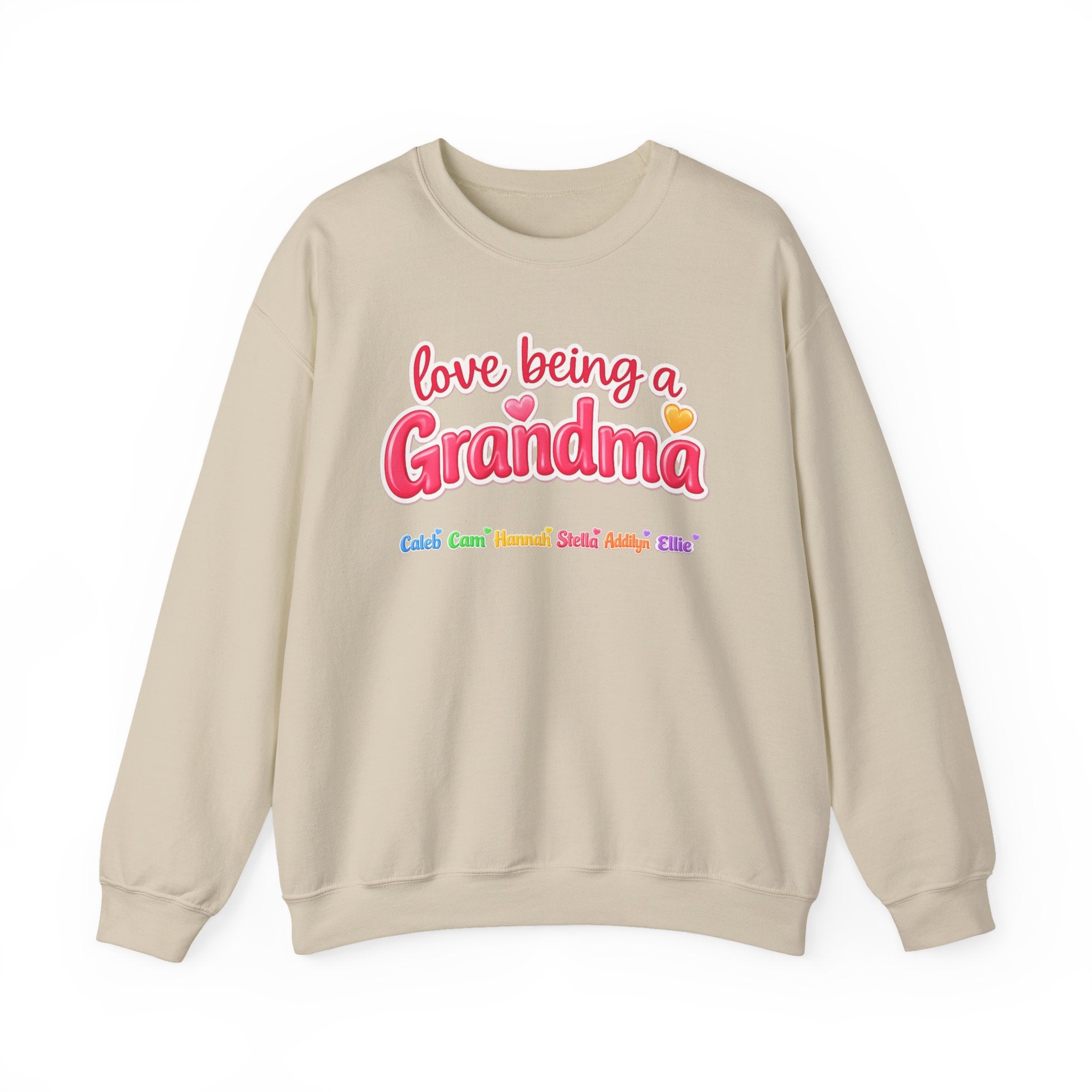 Grandma Crewneck Sweatshirt - "Love Being a Grandma" Cozy Gift
