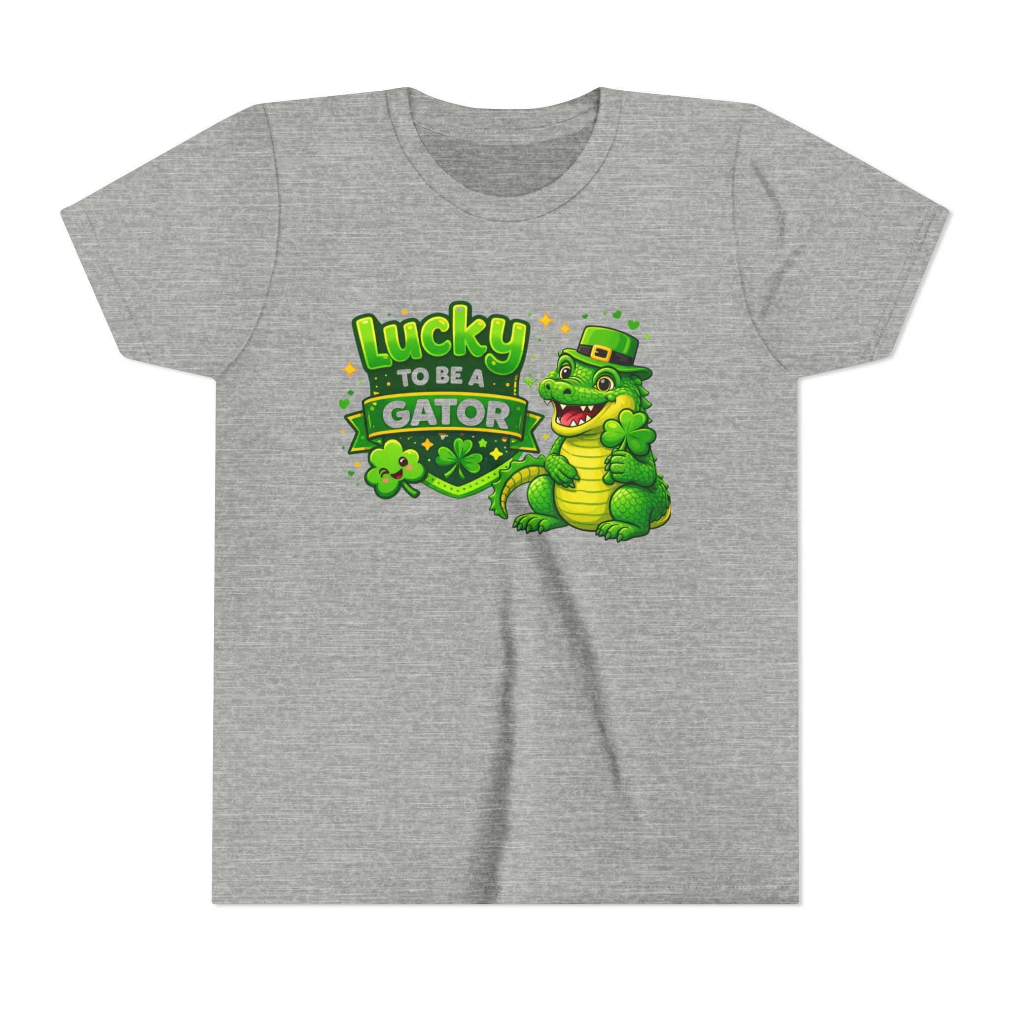 Kids "Lucky to Be a Gator" St. Patrick's Day Tee