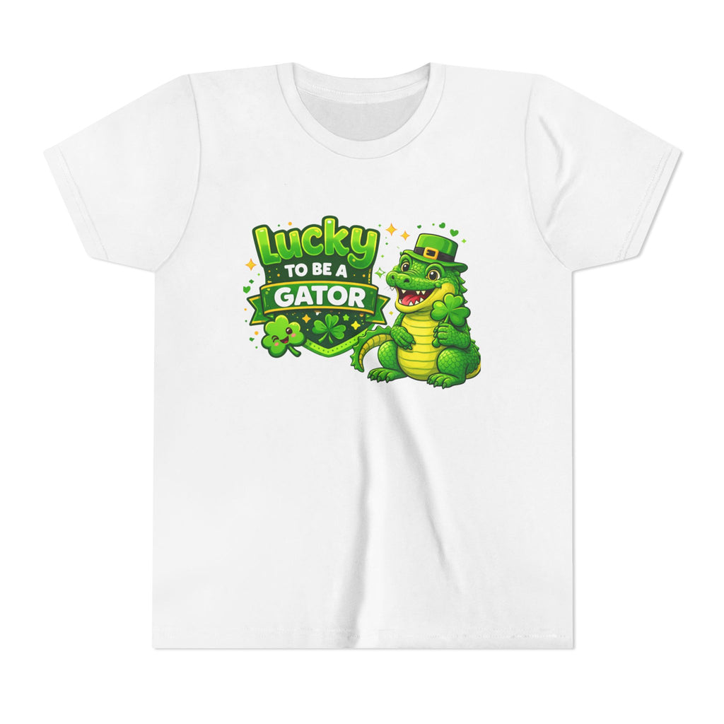 Kids "Lucky to Be a Gator" St. Patrick's Day Tee